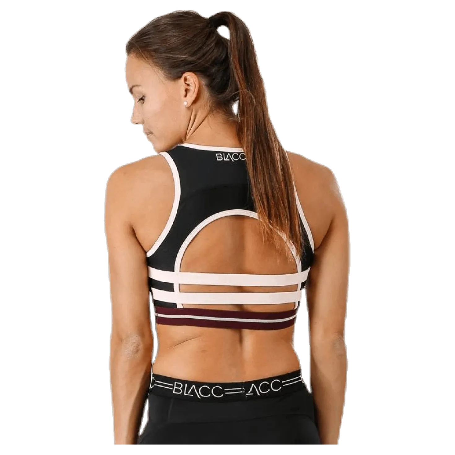 Step Sports Bra Pink/White/Black