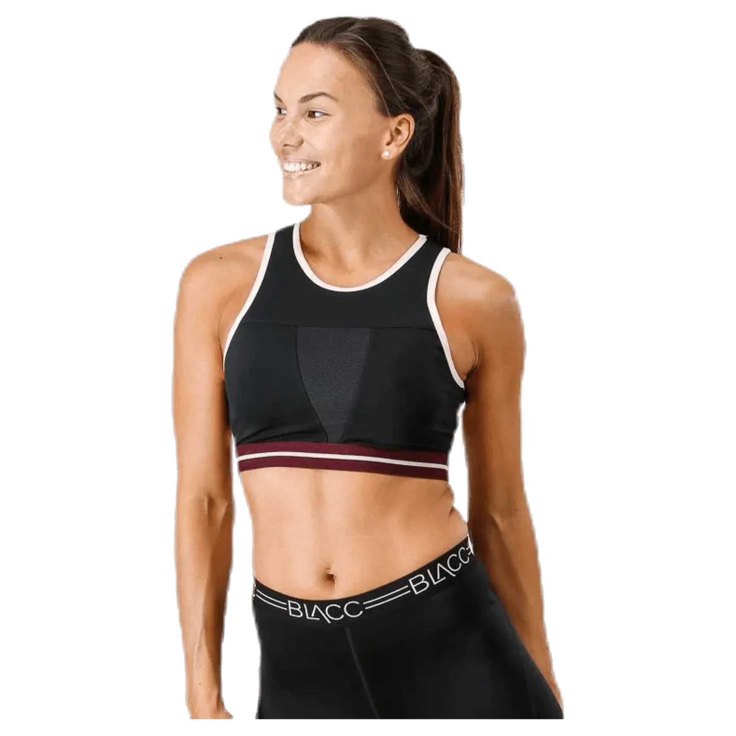 Step Sports Bra Pink/White/Black