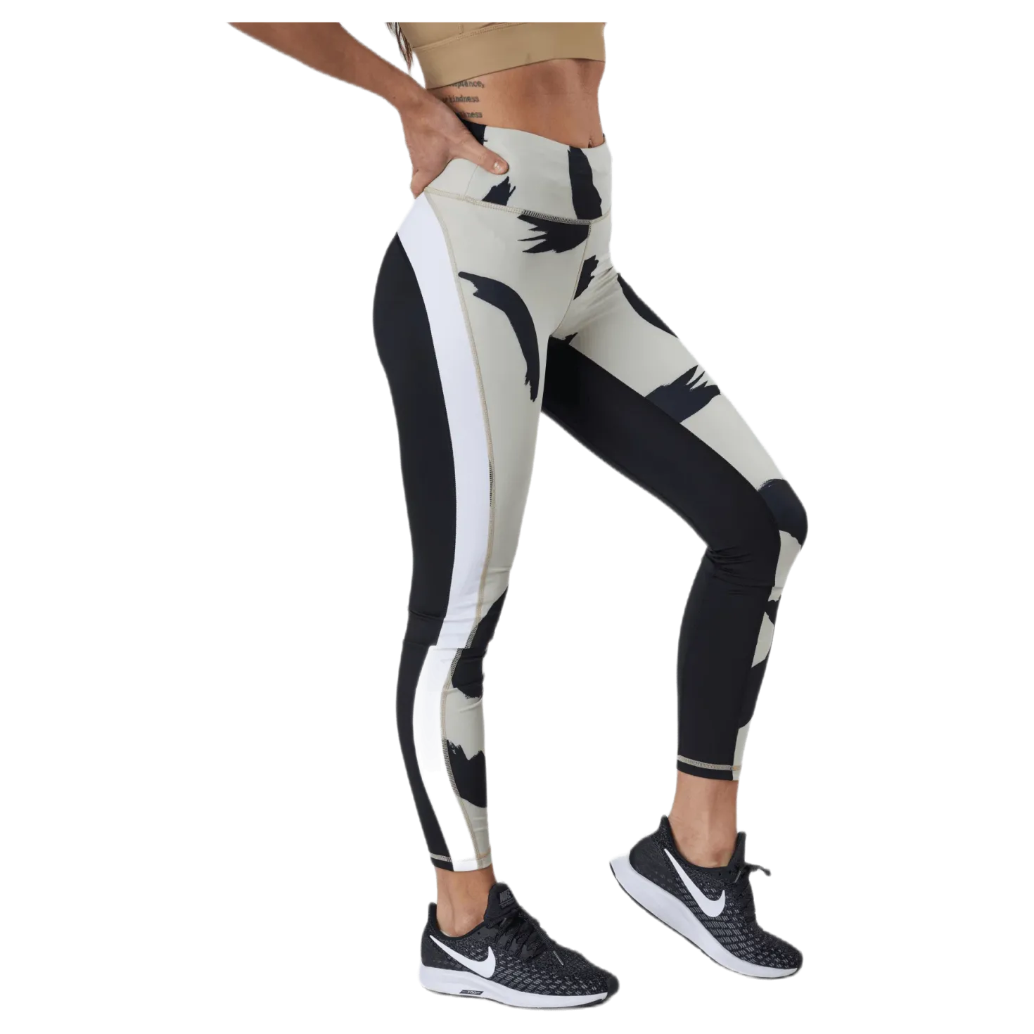 Sthlm High Waist Stripe Patterned