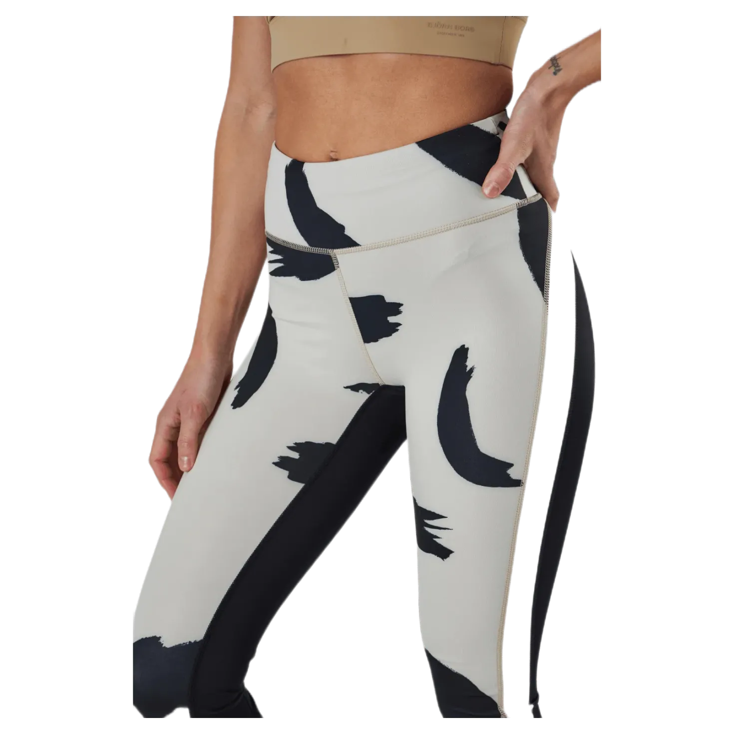 Sthlm High Waist Stripe Patterned