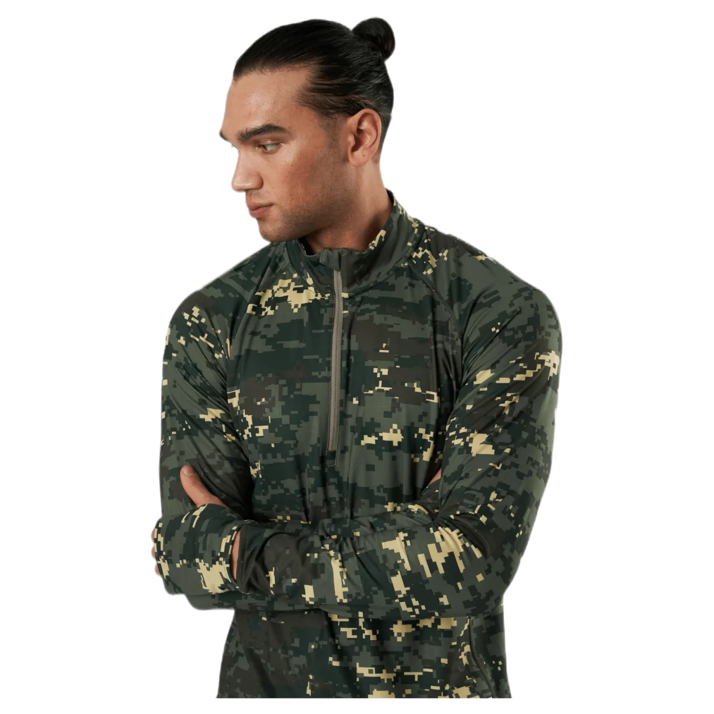 Sthlm Midlayer Half Zip Green
