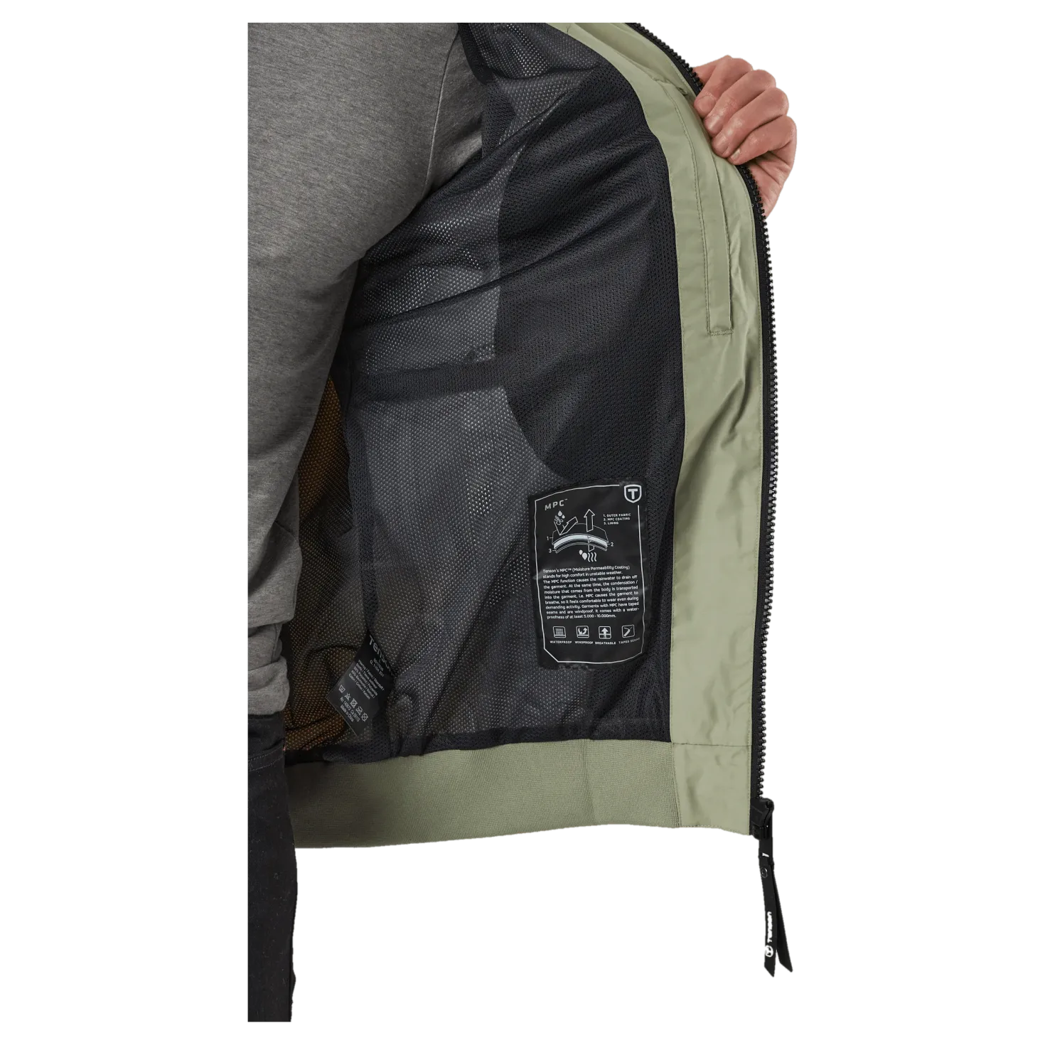 Sting Jkt M Jackets Grey Green