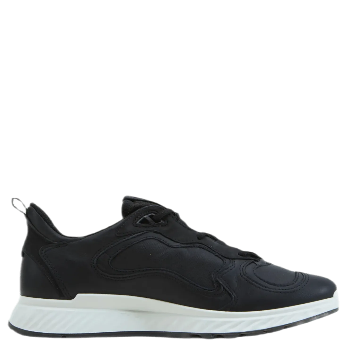 ST.1 Laced Shoes Black