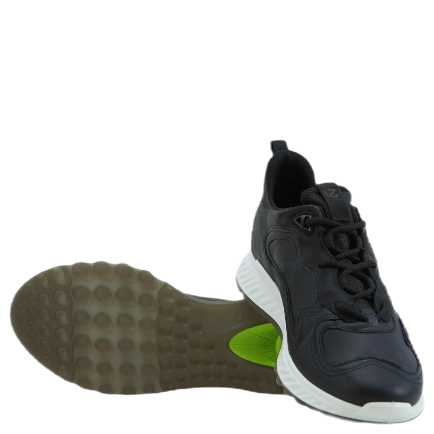ST.1 Laced Shoes Black