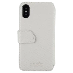 Stockholm Wallet Case Magnet iPhone X/XS Grey
