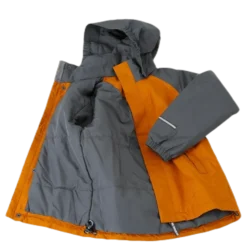 Storm Ins Kids Jacket 10 000 mm Grey/Yellow