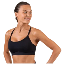 Strappy Sports Bra Black