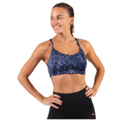 Strappy Sports Bra Blue