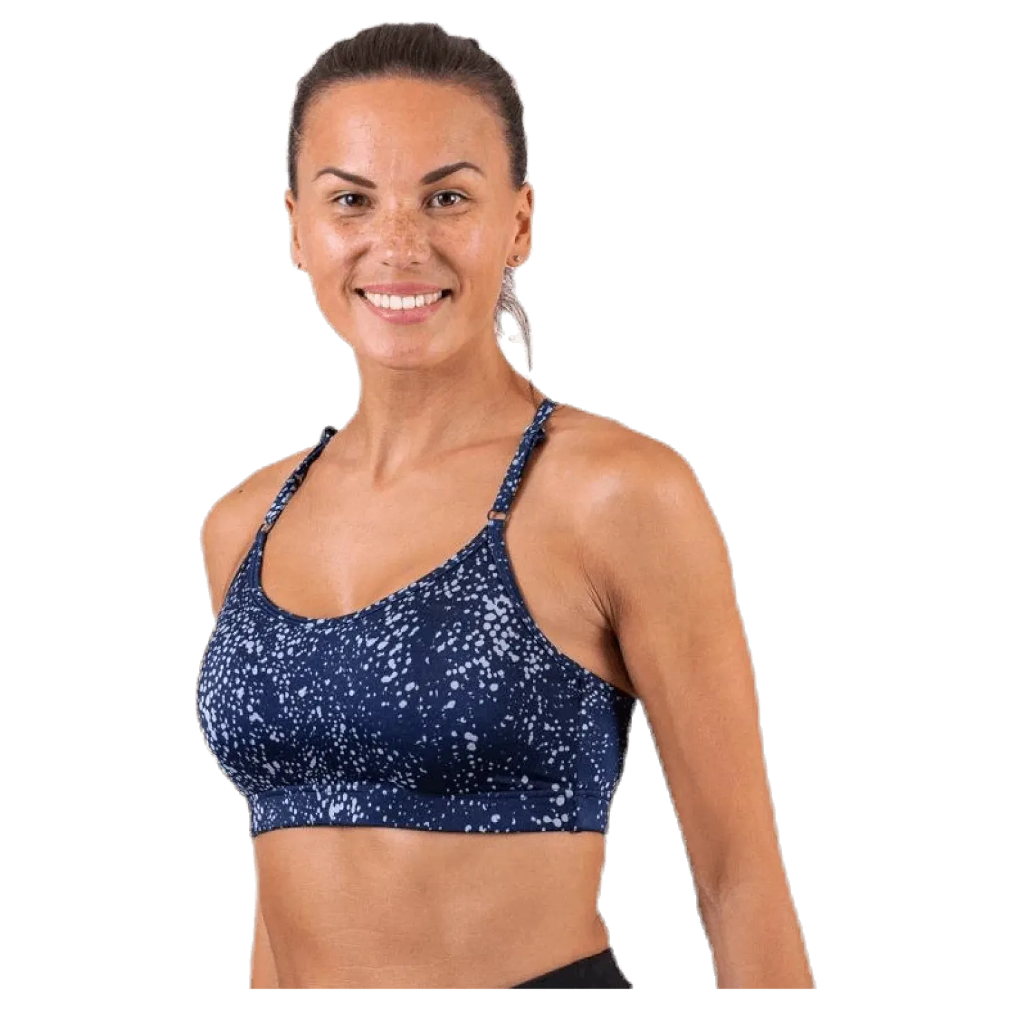 Strappy Sports Bra Blue