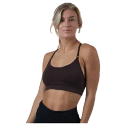 Strappy Sports Bra Brown