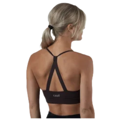 Strappy Sports Bra Brown