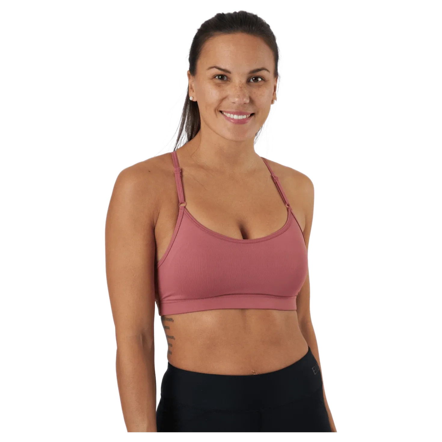 Strappy Sports Bra Calming Red
