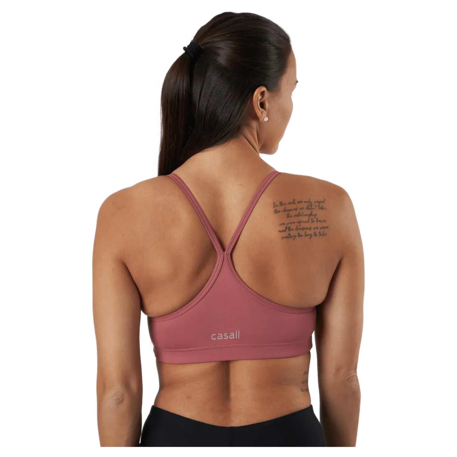 Strappy Sports Bra Calming Red