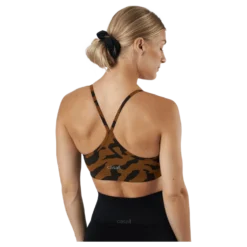 Strappy Sports Bra Escape Brown