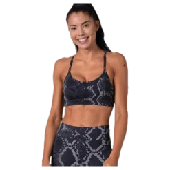 Strappy Sports Bra Grey