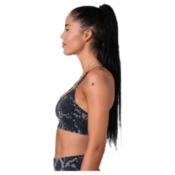 Strappy Sports Bra Grey