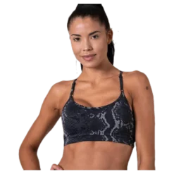 Strappy Sports Bra Grey