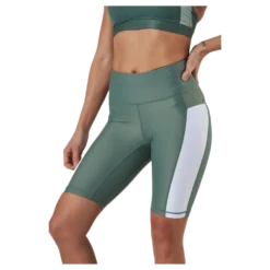 Stripe Bike Shorts Green