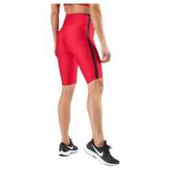 Stripe Bike Tights Red