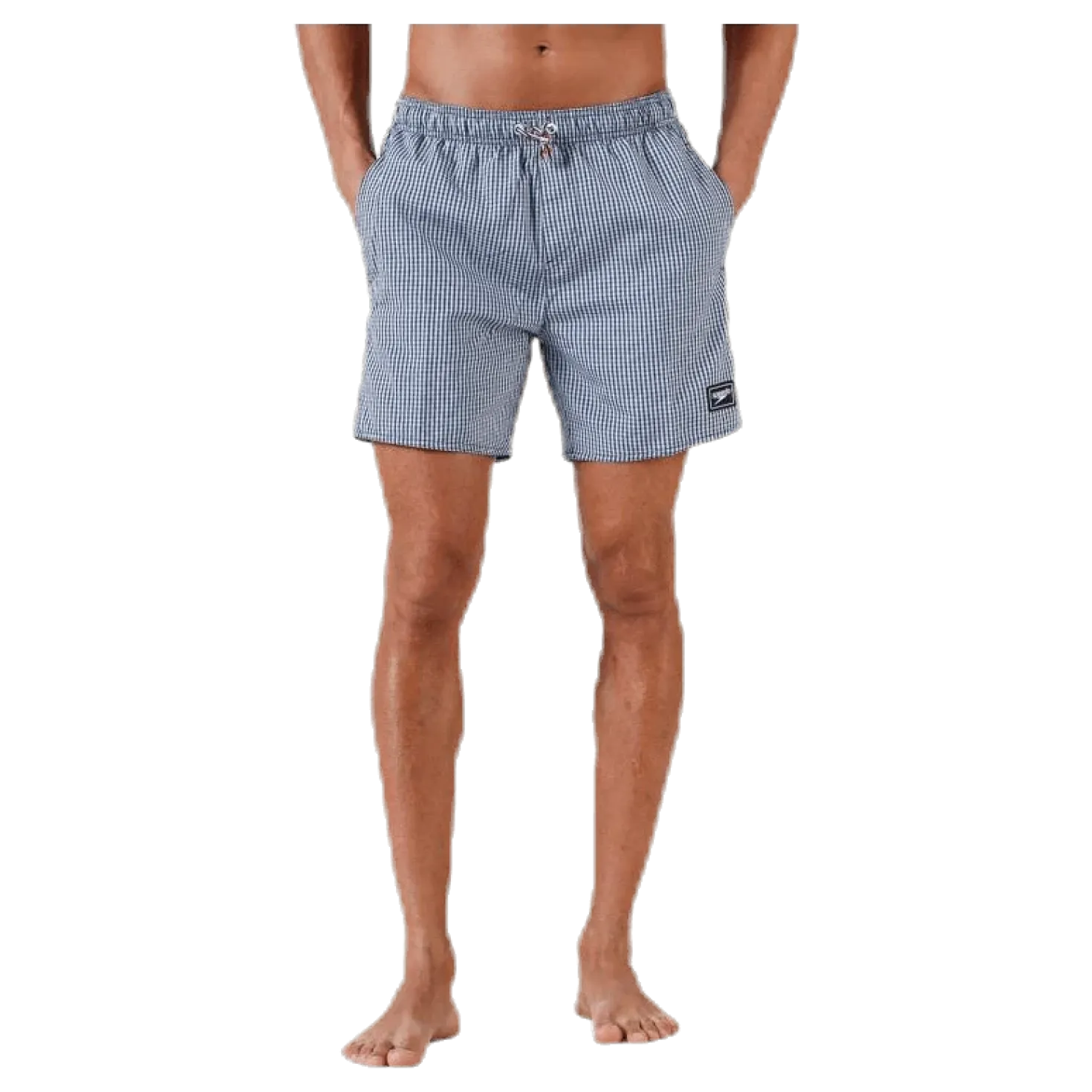Stripe Leisure 16" Watershort Blue/White