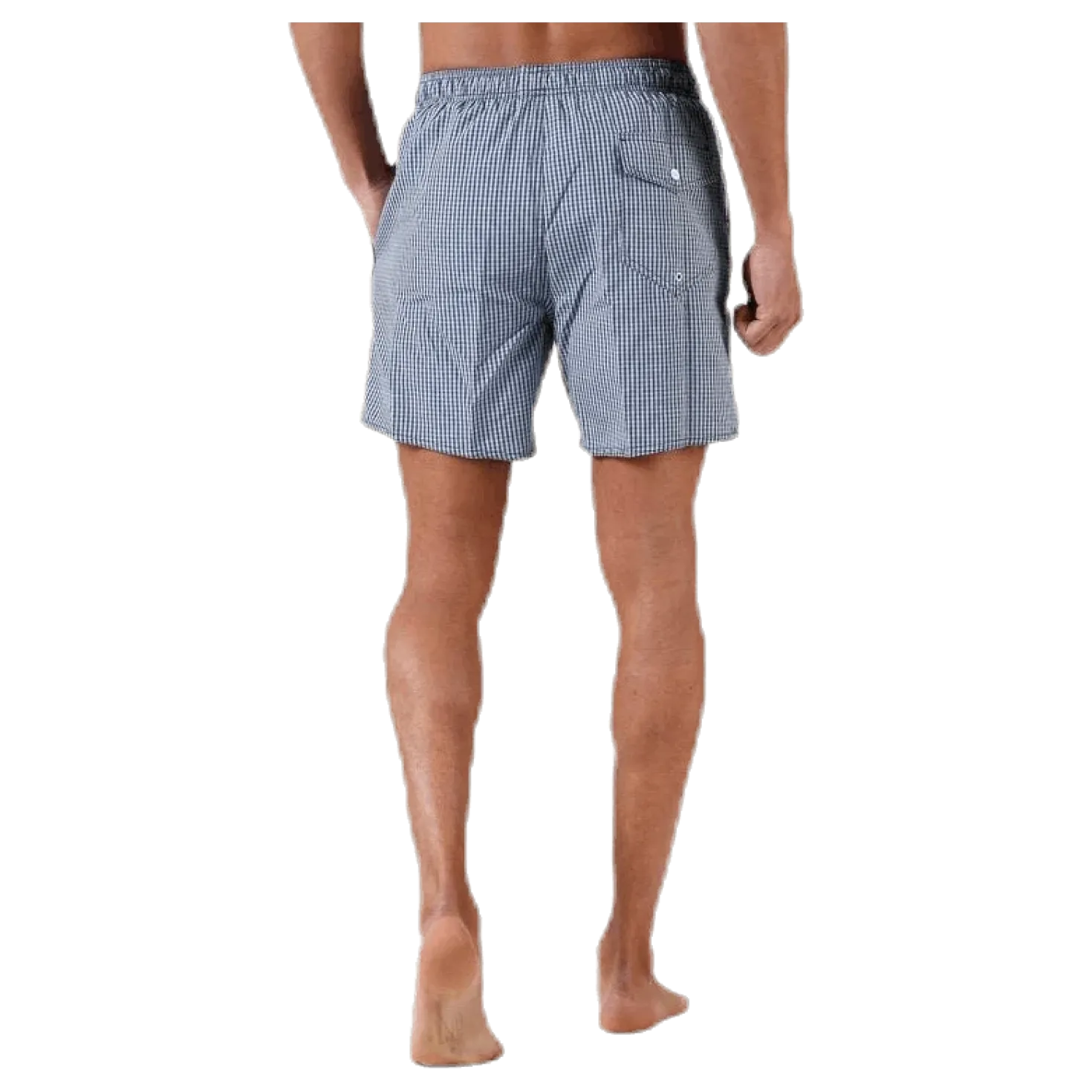 Stripe Leisure 16" Watershort Blue/White