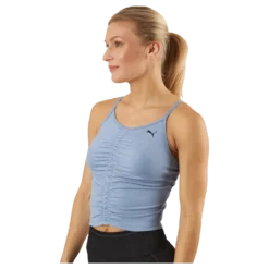 Studio Foundation Ruched Tank Filtered Ash