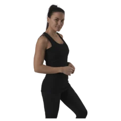 Studio Rib Tank Black