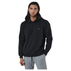 Studio Sweat Hood Ltn Black