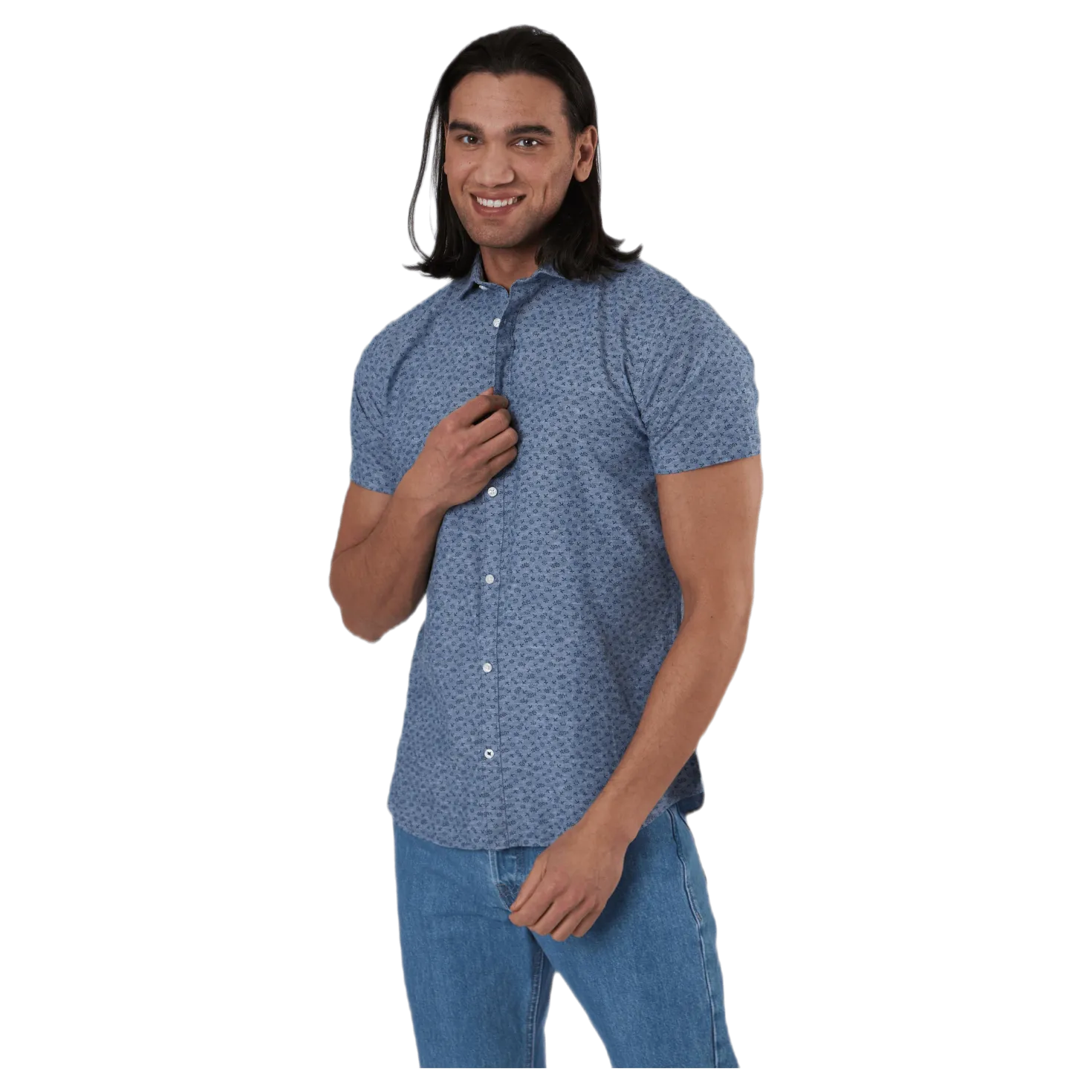 Summer Blackpool Shirt S/S Blue