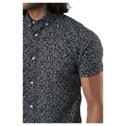 Summer Print Shirt S/s Svart