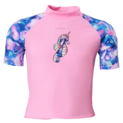 Sun Protection Top And Short Pink