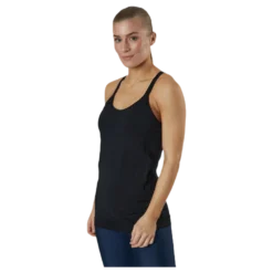 Sun Seamless Tank Top Black