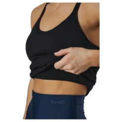Sun Seamless Tank Top Black