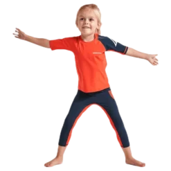 Surf Kids SS UV Top Orange