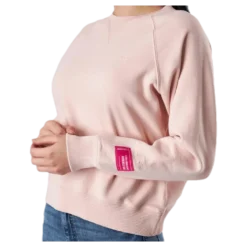 Svea Embo Crew Neck Pink