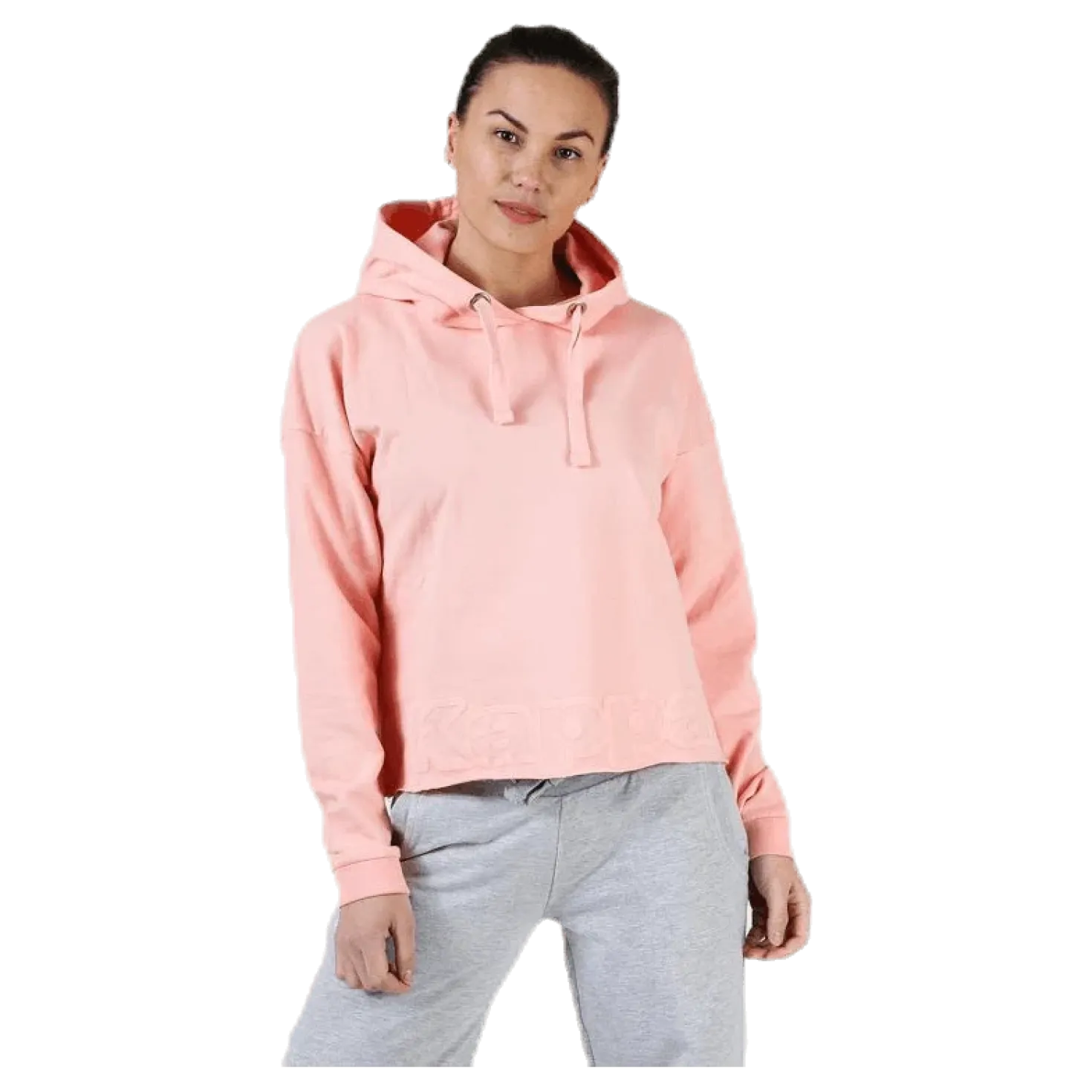 Sweat Hood, Logo Biba Pink