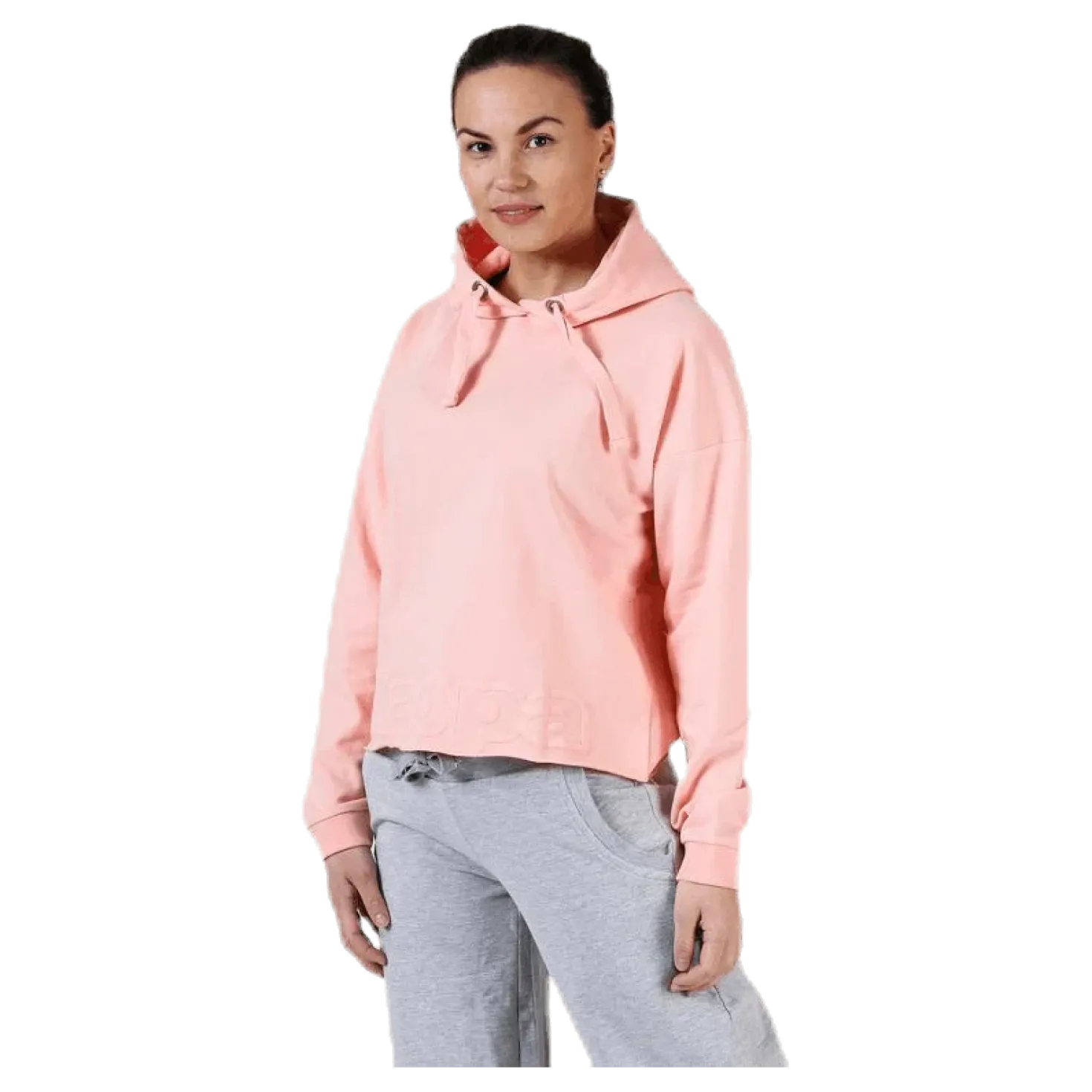 Sweat Hood, Logo Biba Pink