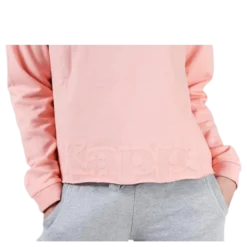 Sweat Hood, Logo Biba Pink