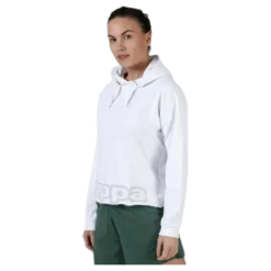Sweat Hood, Logo Biba White
