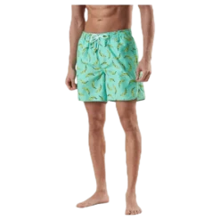 Swim Shorts Sandhamn Bananas Green