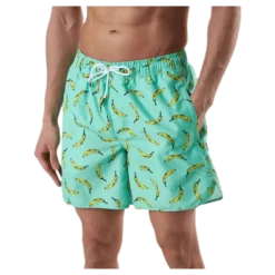 Swim Shorts Sandhamn Bananas Green