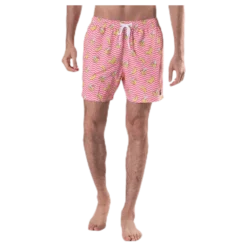 Sylvester Loose Shorts Pink/Yellow