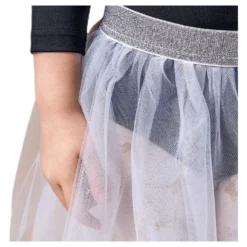 Symone Dance Skirt White