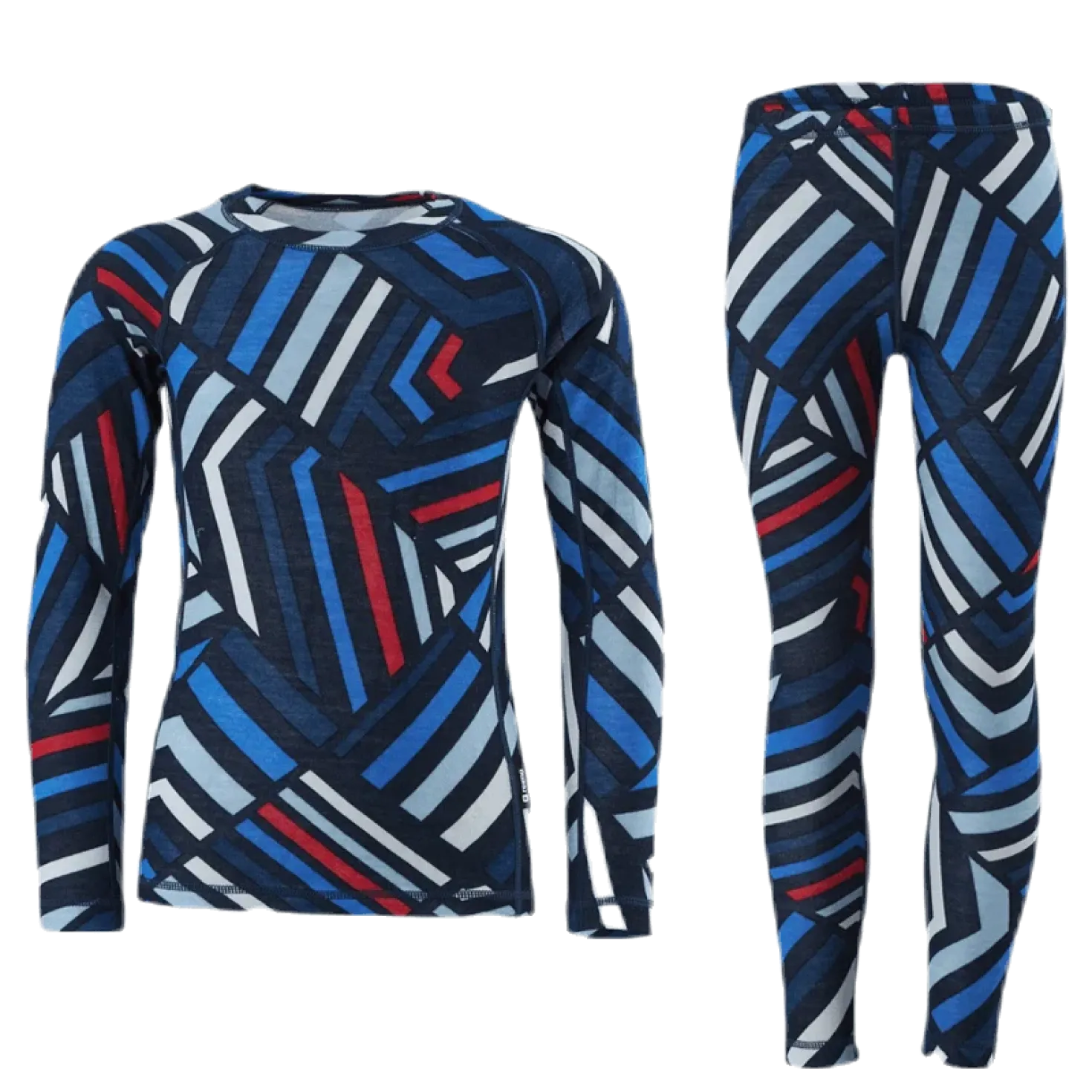 Taitoa Wool/Bamboo Blue/Red