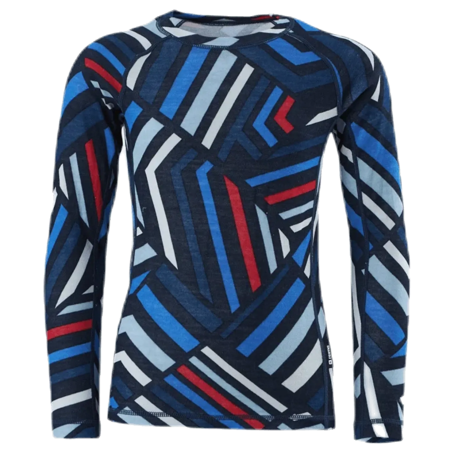 Taitoa Wool/Bamboo Blue/Red