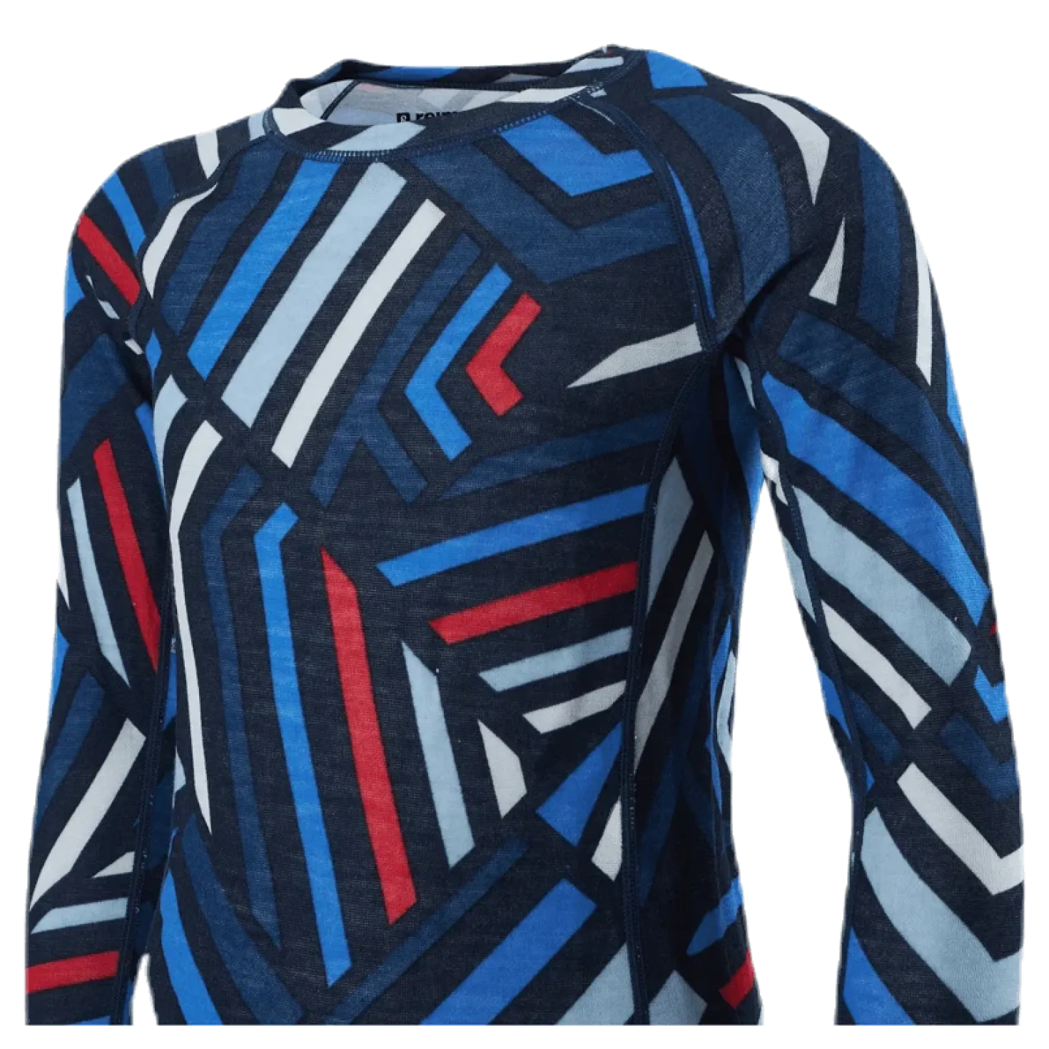 Taitoa Wool/Bamboo Blue/Red
