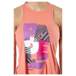 Tank Padel Cotton Women Coral
