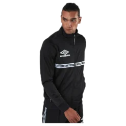Taped Track Top Black