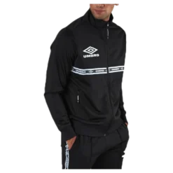 Taped Track Top Black