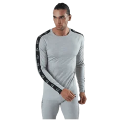 Tape Merino Wool Crew Grey